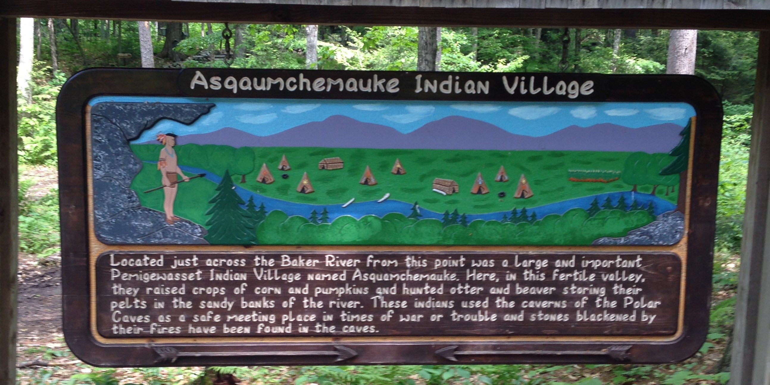 Asquamchemauke Indian Village sign